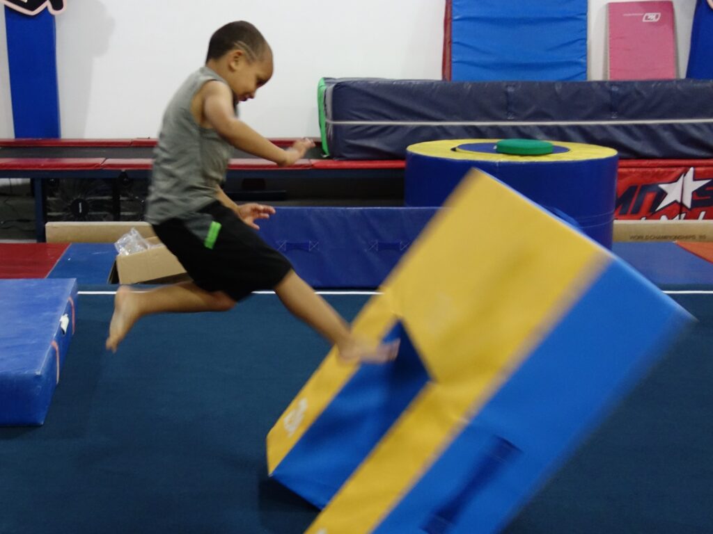 gymnastics unlimited ninja class