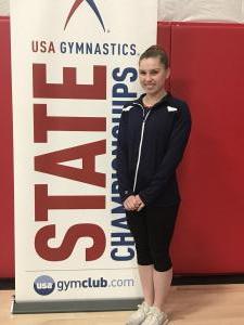 State Vault, Floor, and AA Champion Rebecca Lezon (2018)